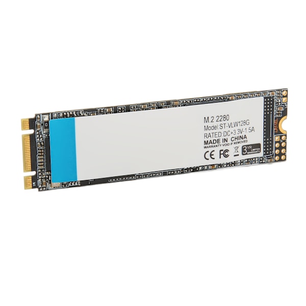 Intern Gaming SSD M.2 2280 SATA III 6Gb/s 3D TLC NAND 500/450MB/s Computer SSD til stationær bærbar computer bundkort 128GB