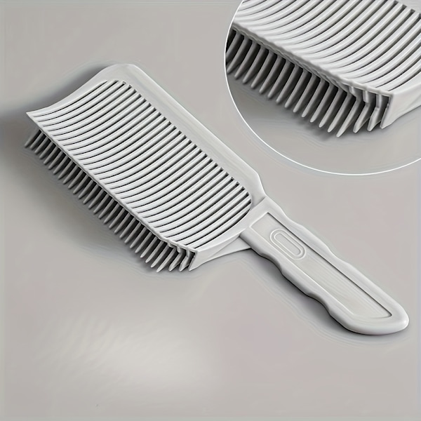 3-delt Profesjonelt Hårsaks-kammsett - Holdbare ABS-plastkammer med Presisjons Barber Fade Guide for Styling, Teksturert, Krøllete og Bølgete (FMY)