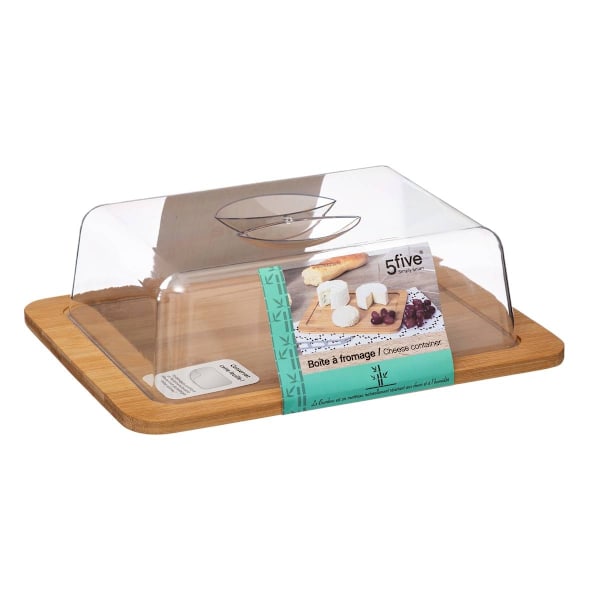 Bamboo Tray for Cheese Storage