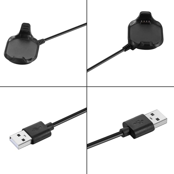 Laderadapter for Garmin Approach S6 S5 Klok Base Laderkabel Dokkestasjon