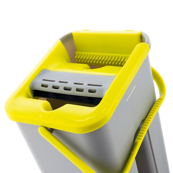 Flatmopp & Hink Set: 360° Roterande, 140cm Skaft