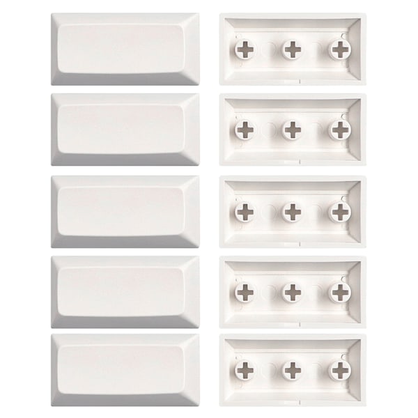 DSA 2U Keycap Sett PBT Blanke Keycaps DSA Profil 2U Høyde Keycap Sett for spill Mekanisk tastatur 10stk