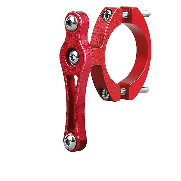 Alumiiniseoksesta valmistettu pullotelineen adapteri | Alumiiniseoksesta valmistetut pyöräilytarvikkeet - 1 kpl Double screw-red