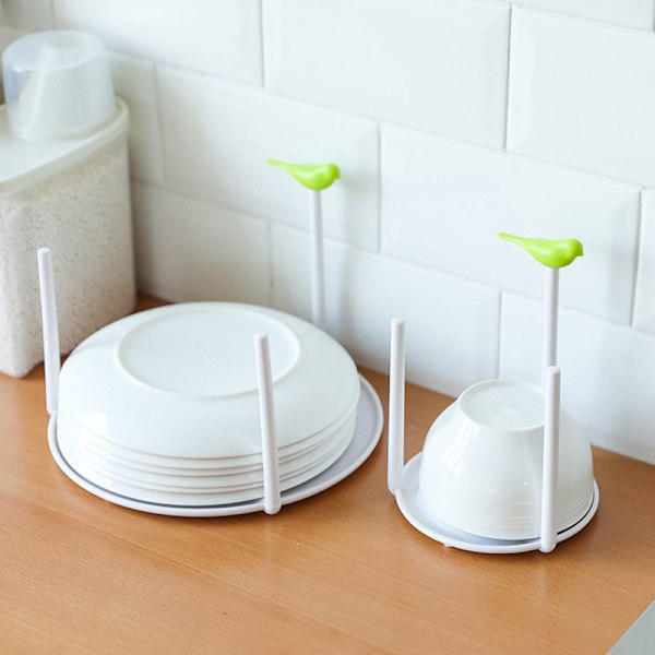 Tallerkentørrestativ Porcelæn Organizer Køkkentilbehør til Bordplade Skab Hylde