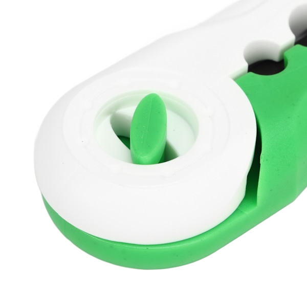 2 st Mini Linspolare Bärbar Justerbar Fiskelina Spolare Fiskelina Vevmaskin Mini Spole Rulle Tillbehör Vit Grön
