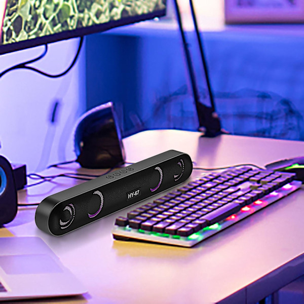 TV-høyttaler: Surroundsystem for hjemmet med innebygd subwoofer, trådløs, kablet, Bluetooth 5.0