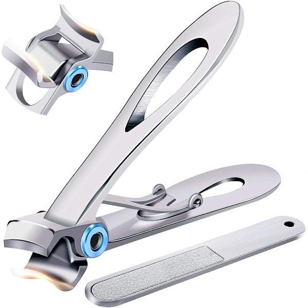 Nail clippers for thick nails - Extra large nail clippers with wide jaw opening