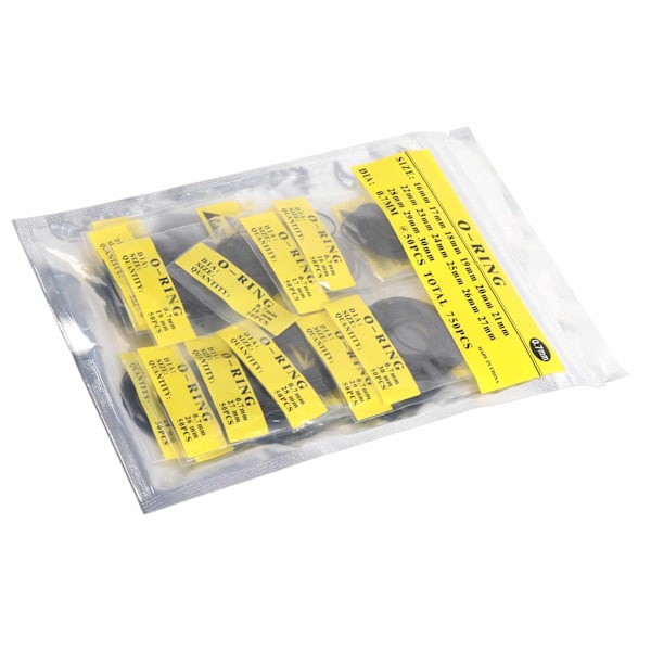 750-pack 12mm-30mm Universala Gummitätningar för Urtavlor (0,7mm)