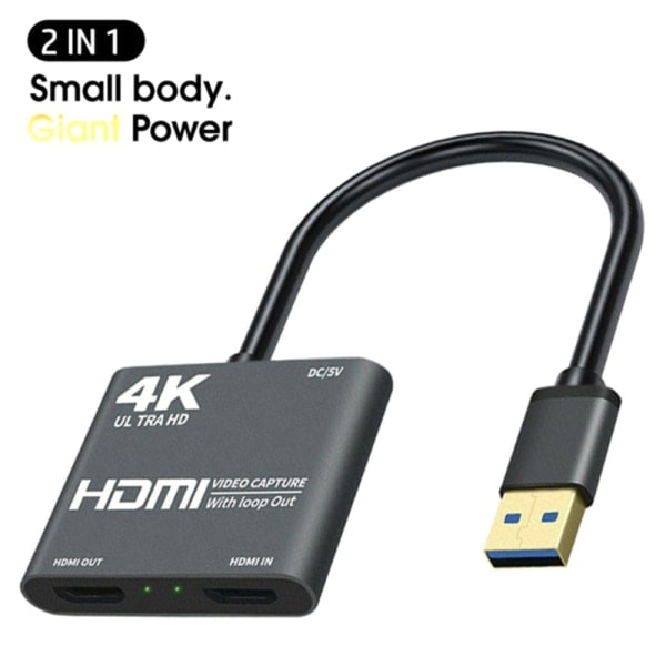 1080P 60fps Loop Out Broadcasting 4K HDMI USB3.0 Videoopptak