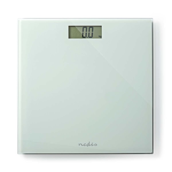 Personvægt | Digital | Hvid | Hærdet Glas | Maksimal vejekapacitet: 150 kg