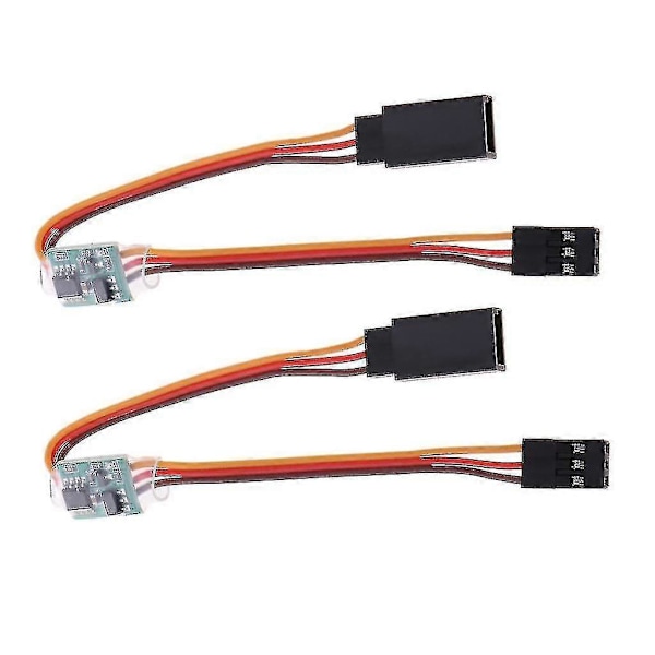 2 kpl Rc Servo Signaalimuunnin Pyörimisensuuntaaja Jr Futaba Lentokoneille LGL