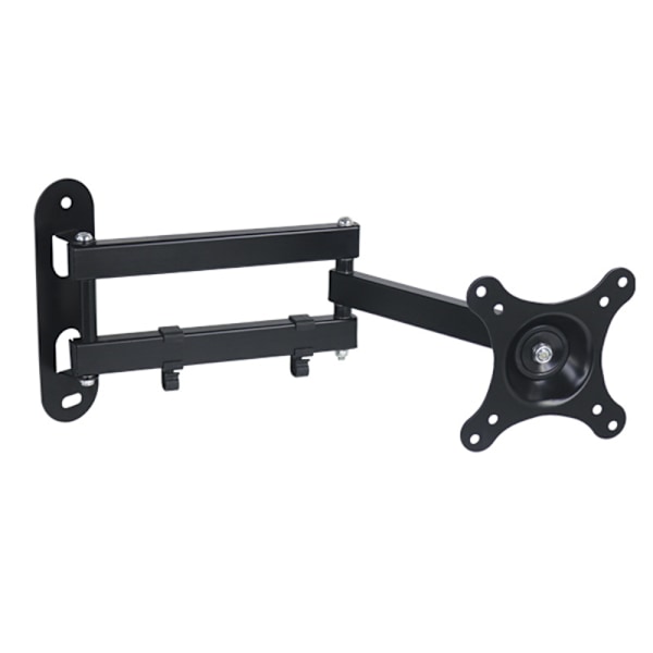 Full Motion Articulating TV Väggfäste för 10-27 LCD LED TV, Lutar Svänger Förlänger Roterar - Svart
