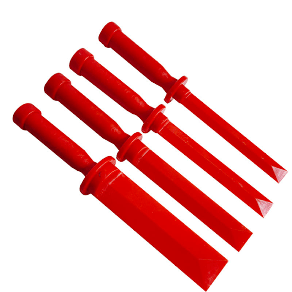 Plastskrabersæt - bredde 21 - 21 - 24 - 36 mm - 4 stk