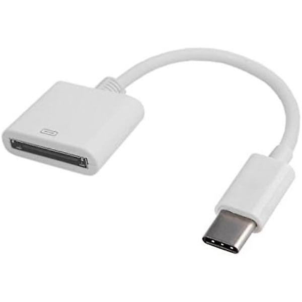 30-pin hunn til USB 3.1 Type-C hann USB-C adapterkabel - Datamaskindeler Tilbehør Adaptere