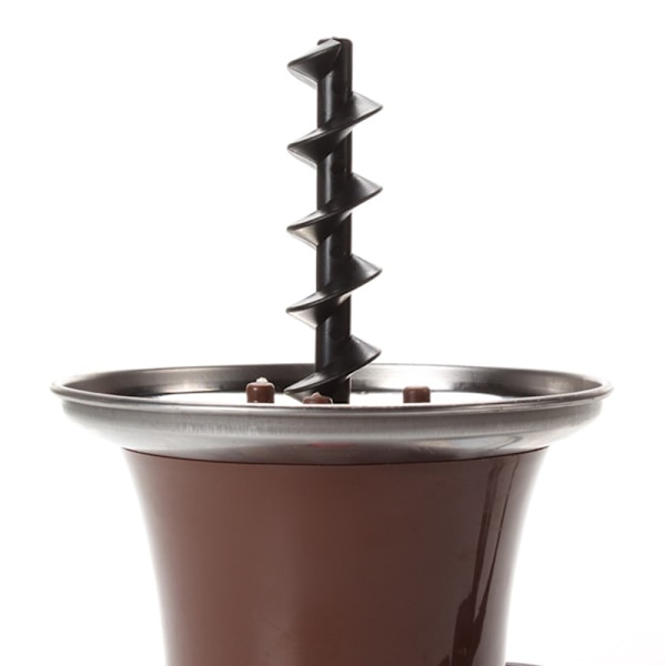 Mini 3-vånings chokladfontän Lätt att montera Perfekt för Nacho Cheese BBQ-sås Ranch Likörer