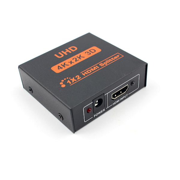 HDMI Splitter Switch för 1 bildkälla till 2 bildskärmar 4K