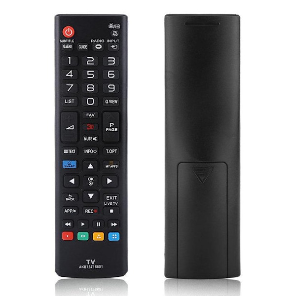 Universal fjernbetjening AKB73715601 til LG TV erstatning Sort