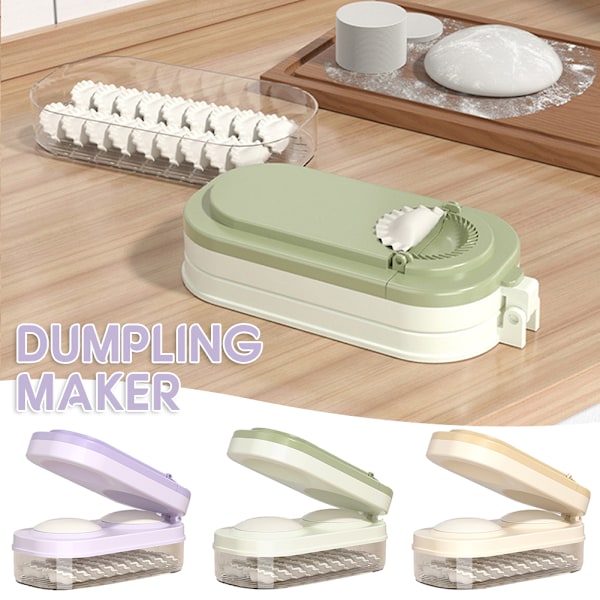 3-i-1 dumplingmaskin med förvaringslåda Hållbart degpressverktyg för dumplings, perfekt för matlagning i köket
