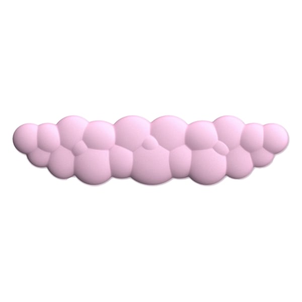 Cloud Shaped Keyboard Wrist Rest, Ergonomic Memory Foam Wrist Support Pad, Pink