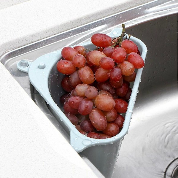 Hörninsats för diskho / Sköljinsats - Skölj frukt & grönsaker blå