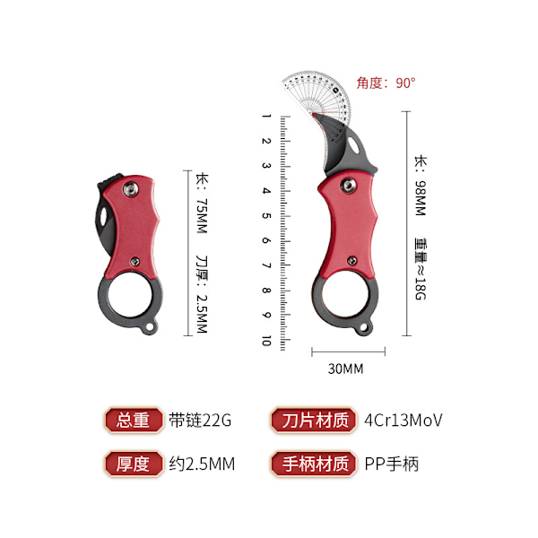 Mini klo kniv 08