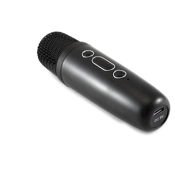 Karaoke-høyttaler + trådløs mikrofon - INOVALLEY - KA04BTH-B - Bluetooth - Opplyst