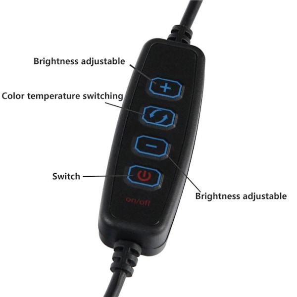 Flexible Selfie Light with 3 Light Modes