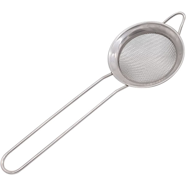 Tesil - Lösbladstefilter - Diameter - Liten Metallköksredskap - Mini Nätsikt med Handtag - Filter