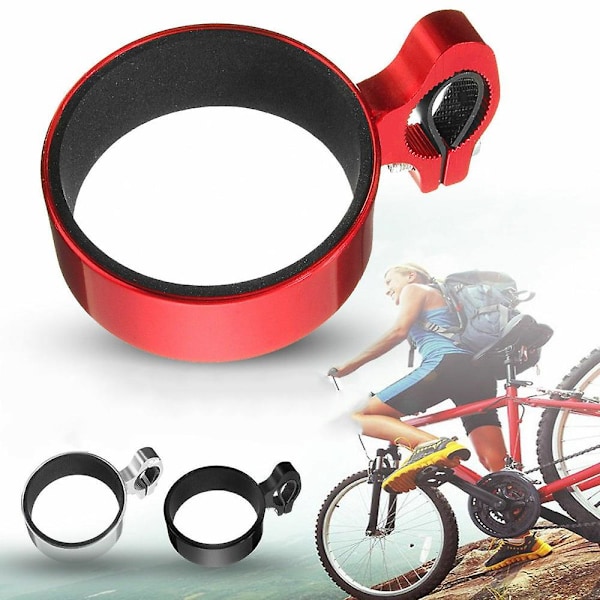 Vandflaskeholder Aluminium Legering Kaffe Kop Holder Kop Flaskeholder til El Scooter Komfort Cykler Mountain Bikes (1 stk, Sort)