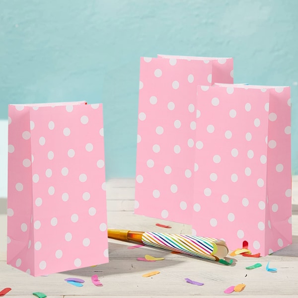Party Favor Påsar 30 st Godispåsar, Regnbågsfärgade Party Påsar för Barnkalas, Små Godis Presentpåsar för Påsk, Bröllop, Jul Favorit Inslagen Godbit