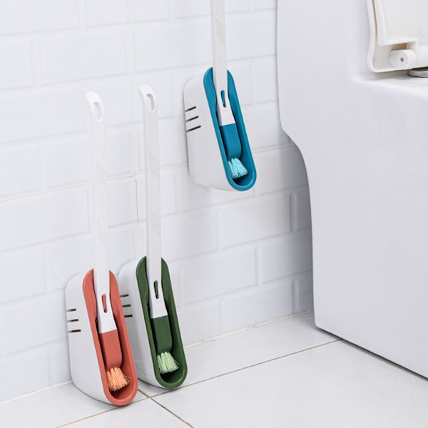 Multifunctional Non-Marking Wall-Mounted No Dead Ends Multi-Way Bathroom Base Brush Set