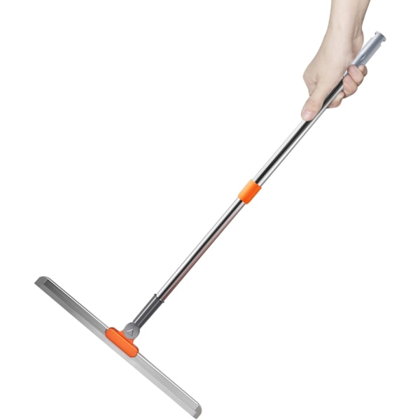 Golvskrapa med långt justerbart handtag 110 cm, 180° roterande skrapa F