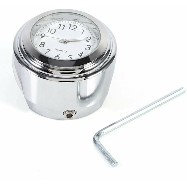 Klocka, Klocka, Motorcykelstyreklocka, Universal 7/8\" 1\" Klocka Exakt klocka Stoppur Byte,