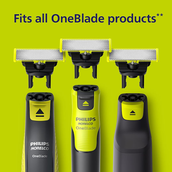 1-10 stk Barberblad Kompatibelt Med Philips OneBlade Erstatning One Blade Pro Blader Menn
