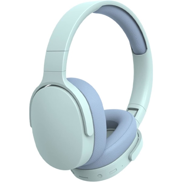 Trådlösa Bluetooth-hörlurar, brusreducerande justerbara trådlösa hörlurar, Bluetooth 5.1 stereo-hörlurar för sportresor, blå