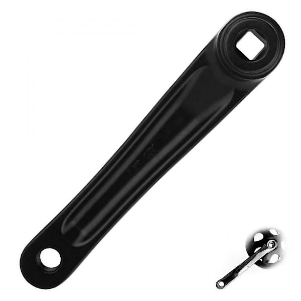 Cykel Vevarmsarm 170mm Aluminiumlegering Vänster Vevarm Enkelhastighets Vevarmset för Cykel Mountainbike Landsvägscykel EQH