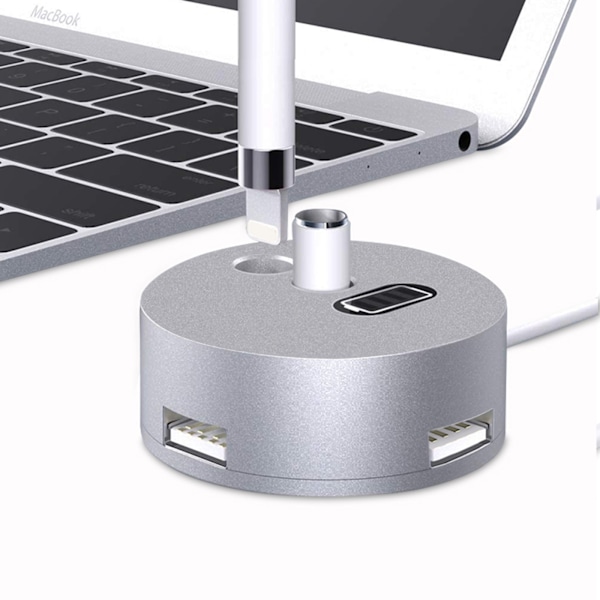 Ladestation Passer til Apple Pencil 1. Ladestation Oplader Dock Adapter med Display Skærm