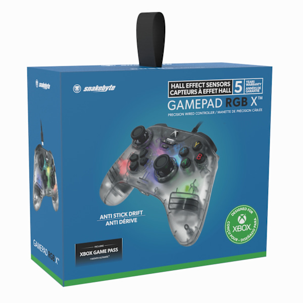 Snakebyte GamePad RGB X Transparent XB/PC