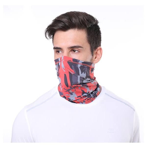 Multifunktionell scarf tubscarf, 4-pack halsdukar för män och kvinnor, elastisk solskyddande loop scarf, snabbtorkande, andningsbar för motorcykel,