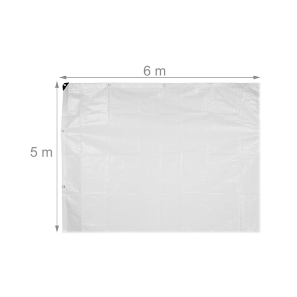 Hvid presenning 200 g/m²