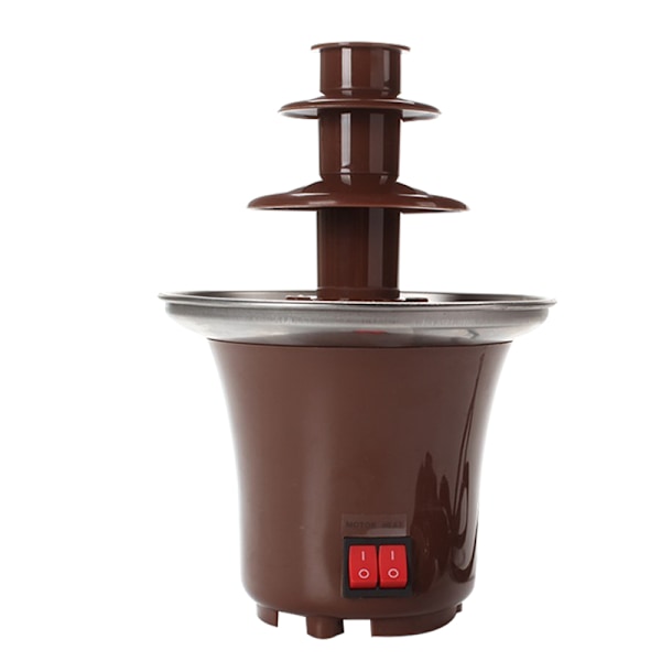 Mini 3-vånings chokladfontän Lätt att montera Perfekt för Nacho Cheese BBQ-sås Ranch Likörer