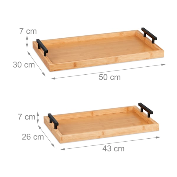 Brickor i bambu - Set om 2
