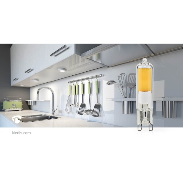 LED-pære G9 | 2 W | 200 lm | 2700 K | Varm Hvid | Antal pærer i pakken: 1 stk