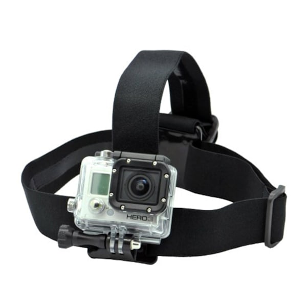 Universellt Huvudfäste Huvudband GoPro Actionkamera Kamera POV Svart