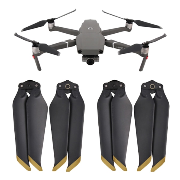 Lav Støj Quick-release Propeller DJI Mavic 2 Pro / Zoom - 4 stk