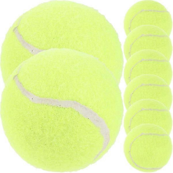 8 st Tennisbollar Träning Tennisbollar Övnings Tennisbollar Leksaksbollar för Hundar {LGL}