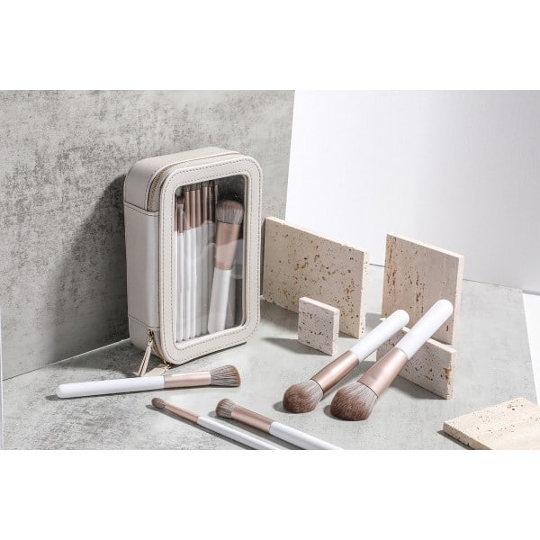 Cosmetic Brush Set 18 Pieces, Makeup Brushes and Storage Boxes