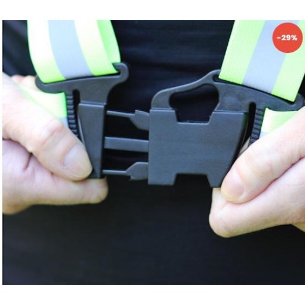 Reflexsele Reflexväst med Reflex - Praktisk & Slitstark Grön