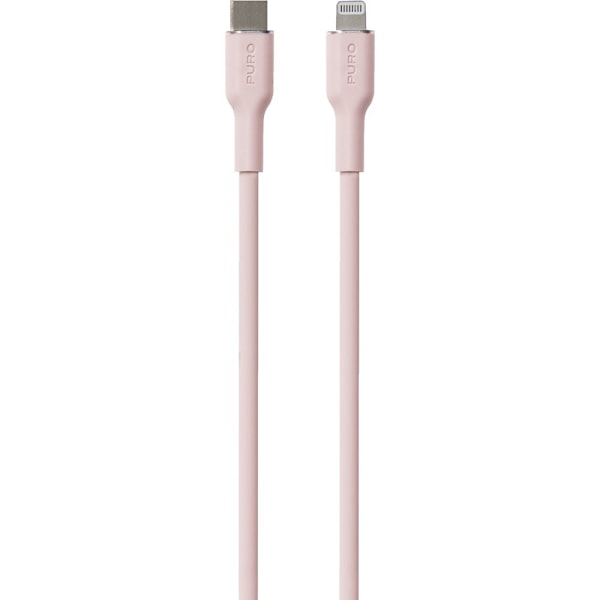Puro Kabel Soft Charge & Sync Kabel USB-C/Lightning 1.5m Rosa