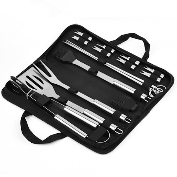 20pcs BBQ Utensils, Stainless Steel Grill Set BBQ Accessories